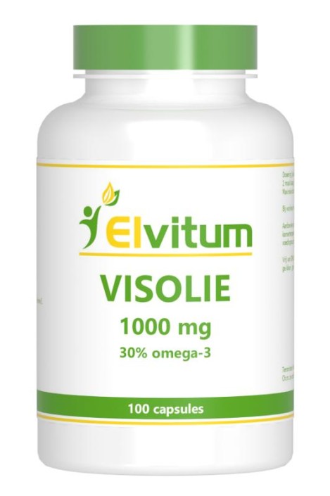 Elvitum Visolie 1000mg omega 3 30% (100 Capsules)