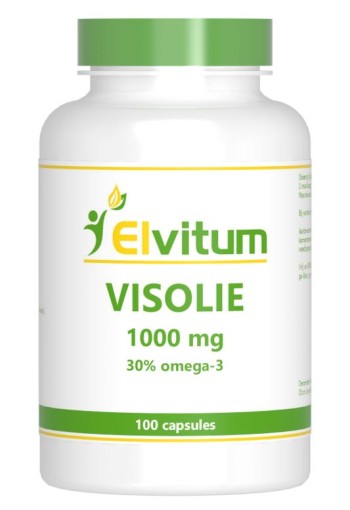 Elvitum Visolie 1000mg omega 3 30% (100 Capsules)