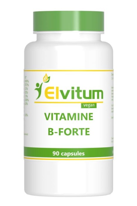 Elvitum Vitamine B-forte gistvrij (90 Vegetarische capsules)
