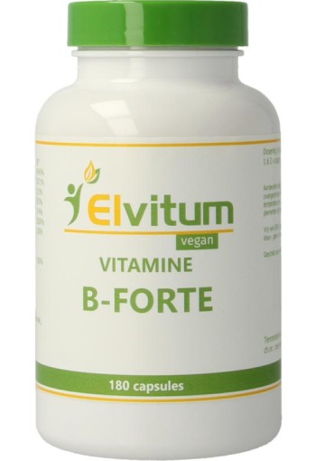 Elvitaal/elvitum Vitamine B-forte gistvrij (180 Vegetarische capsules)