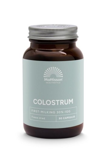 Mattisson Colostrum first-milking 30%-IgG (90 Vegetarische capsules)