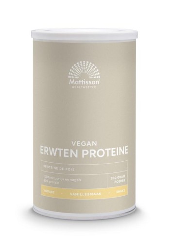 Mattisson Absolute erwten proteine vanille vegan (350 Gram)