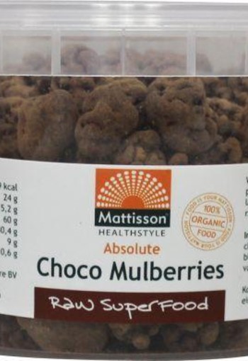 Mattisson Absolute raw choco mulberries bio (150 Gram)