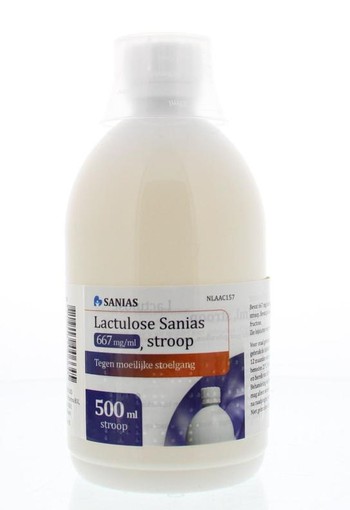 Sanias Lactulosestroop 667 mg (500 Milliliter)