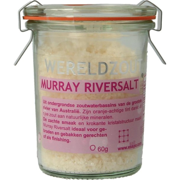 Esspo Wereldzout Murray River Salt glas (60 Gram)