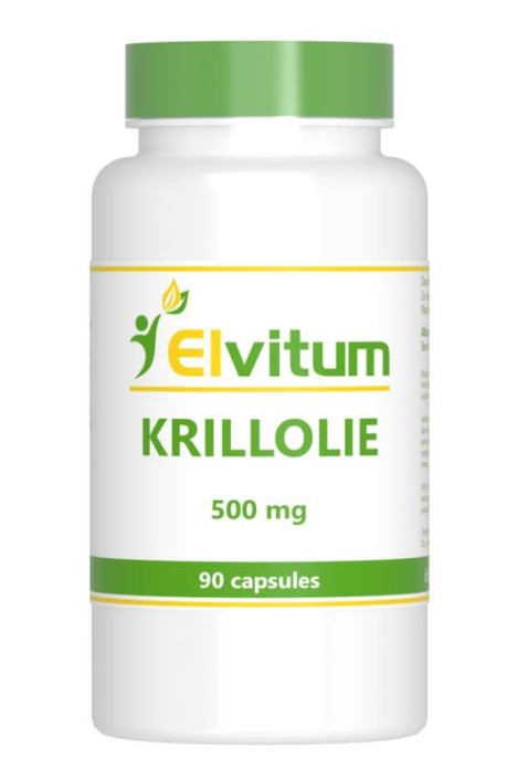 Elvitum Krill olie 500mg (90 Capsules)