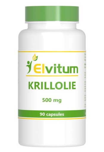 Elvitum Krill olie 500mg (90 Capsules)