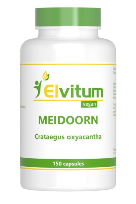 Elvitum Meidoorn (150 Vegetarische capsules)