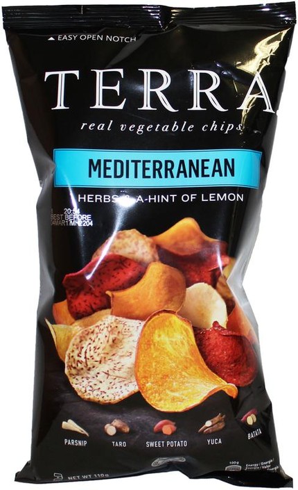 Terra Chips Mediterranean aardappelchips (110 Gram)