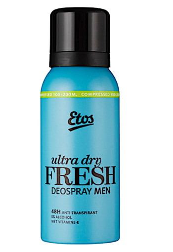 Etos De­o­do­rant men dry fresh com­pres­sed  100 ml