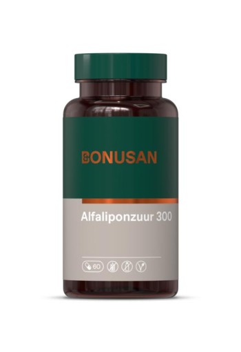 Bonusan Alfaliponzuur 300 (60 Vegetarische capsules)