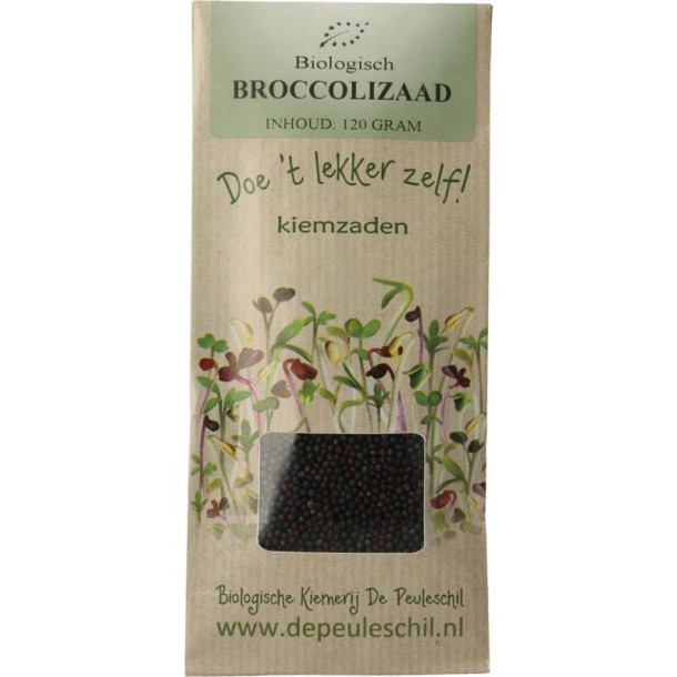 Peuleschil Broccoli zaad bio (115 Gram)