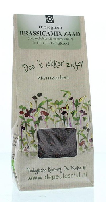 Peuleschil Brassicamix zaad bio (125 Gram)