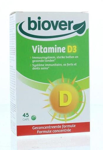 Biover Vitamine D3 (45 Capsules)