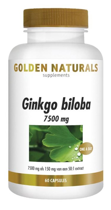 Golden Naturals Ginkgo biloba 7500mg (60 Capsules)