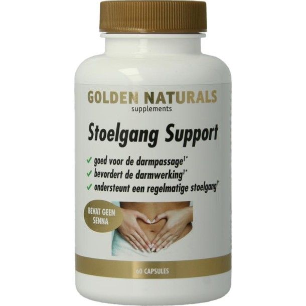 Golden Naturals Stoelgang support (60 Capsules)
