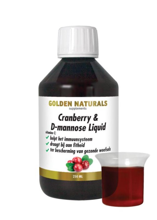 Golden Naturals Cranberry & D-Mannose liquid (250 Milliliter)
