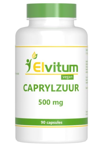 Elvitaal/elvitum Caprylzuur 500 mg (90 Vegetarische capsules)