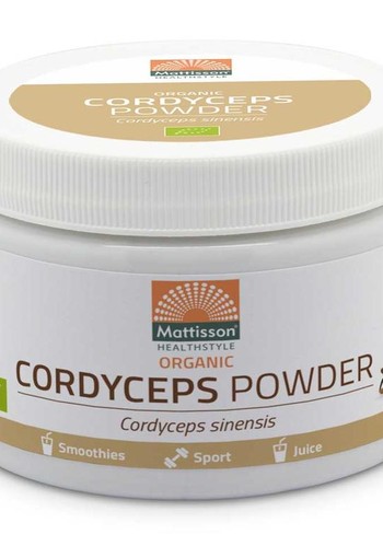 Mattisson Cordyceps powder - cordyceps sinensis organic bio (100 Gram)