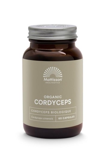 Mattisson Cordyceps 525mg - cordyceps sinensis bio (60 Vegetarische capsules)
