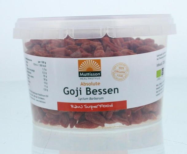 Mattisson Bessen goji gedroogd pot bio (200 Gram)