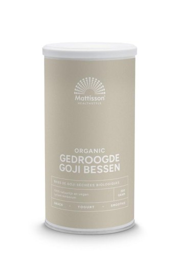 Mattisson Bessen goji gedroogd pot bio (200 Gram)