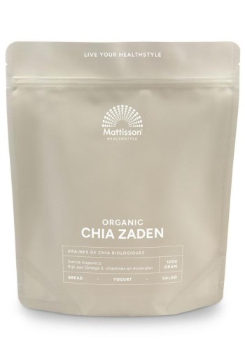 Mattisson Absolute chia zaad raw bio (1 Kilogram)