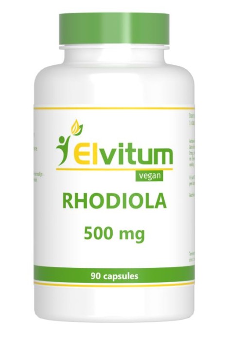 Elvitum Rhodiola 500mg (90 Vegetarische capsules)