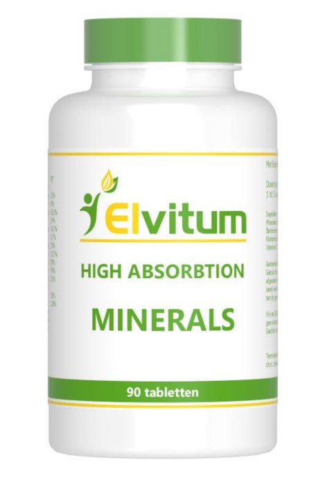 Elvitum High absorption minerals (90 Tabletten)