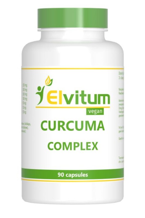 Elvitum Curcuma complex (90 Vegetarische capsules)