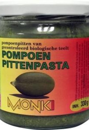 Monki Pompoenpittenpasta bio (330 Gram)