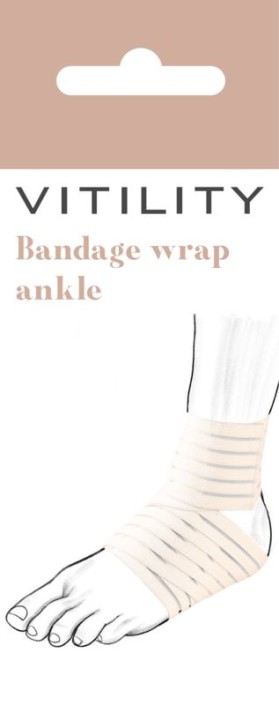 Vitility Bandage wrap enkel (1 Stuks)
