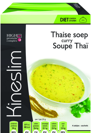 Kineslim Soep thaise curry (4 Stuks)