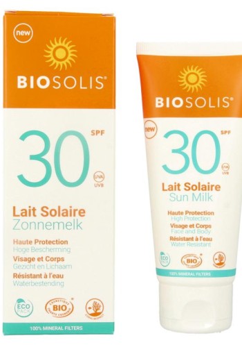 Biosolis Sun milk face and body SPF30 (100 Milliliter)