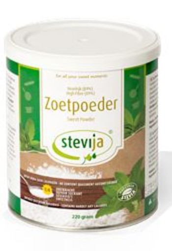 Stevija Stevia zoetpoeder (220 Gram)
