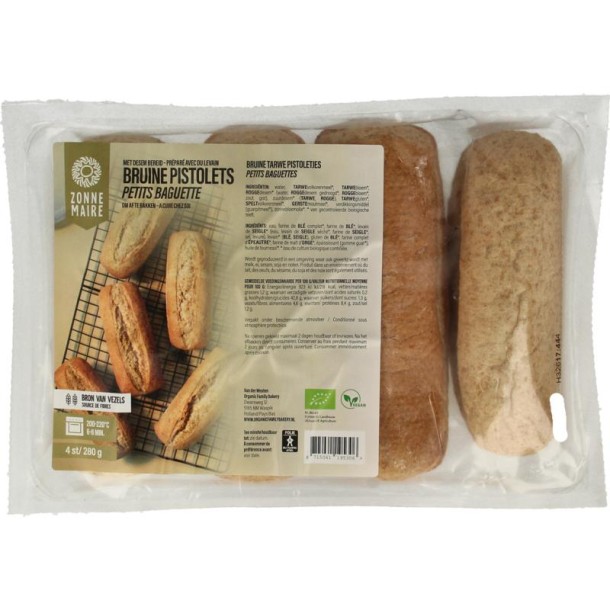 Zonnemaire Pistolet bruin bio (280 Gram)