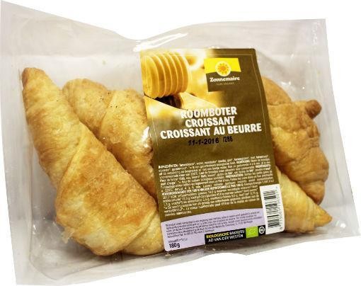 Zonnemaire Croissant roomboter bio (4 Stuks)