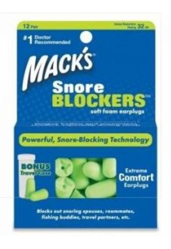 Macks Snore blockers (12 Paar)