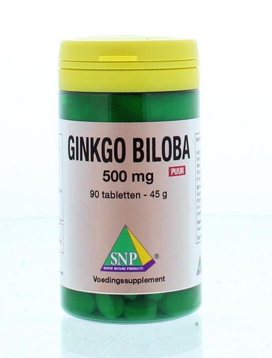 SNP Ginkgo biloba 500 mg puur (90 Tabletten)