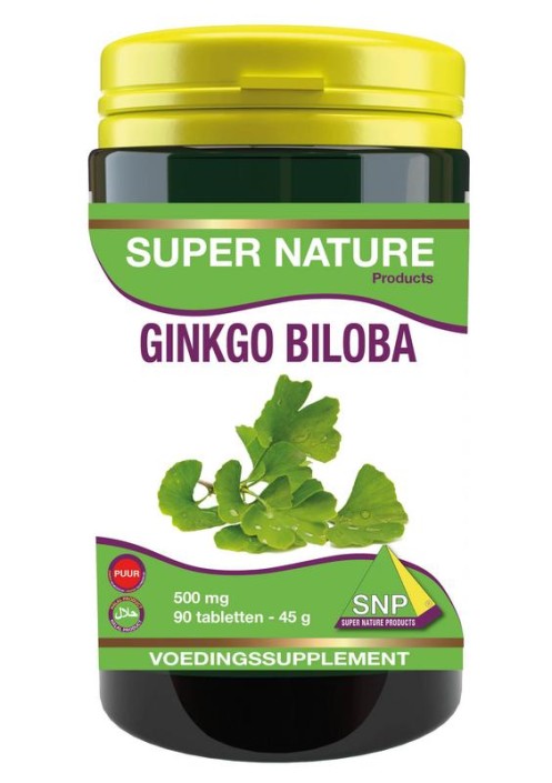 SNP Ginkgo biloba 500mg puur (90 Tabletten)