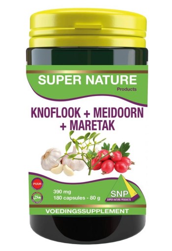SNP Knoflook-meidoorn-maretak 390 mg puur (180 Capsules)