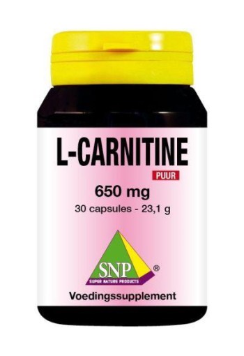 SNP L-Carnitine 650mg puur (30 Capsules)