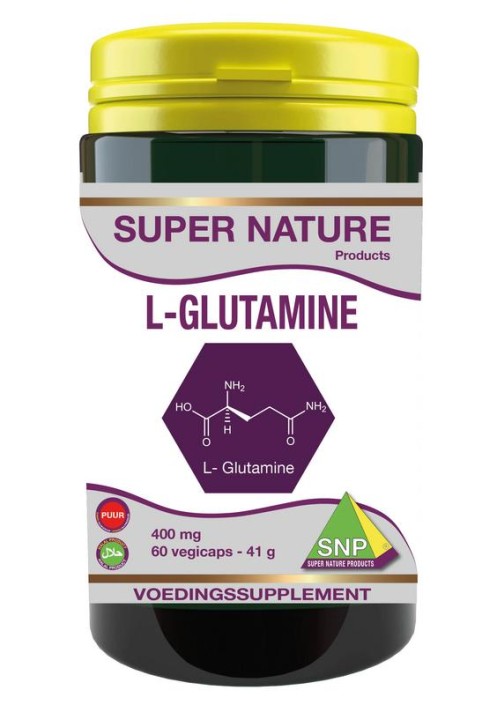 SNP L-Glutamine 400mg puur (60 Vegetarische capsules)