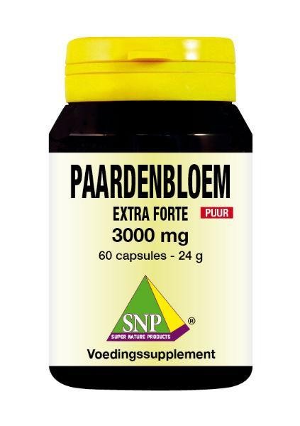 SNP Paardenbloem extra forte 3000 mg puur (60 Vegetarische capsules)
