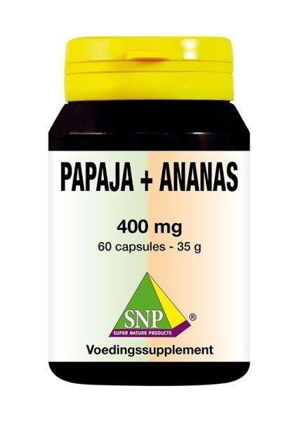 SNP Papaja -ananas 400 mg (60 Capsules)