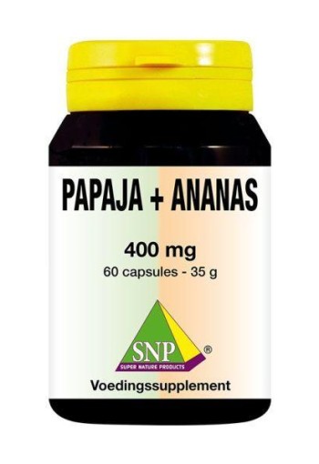 SNP Papaja -ananas 400 mg (60 Capsules)
