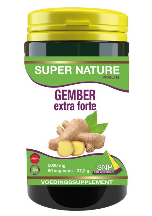 SNP Gember 5000mg puur (60 Vegetarische capsules)