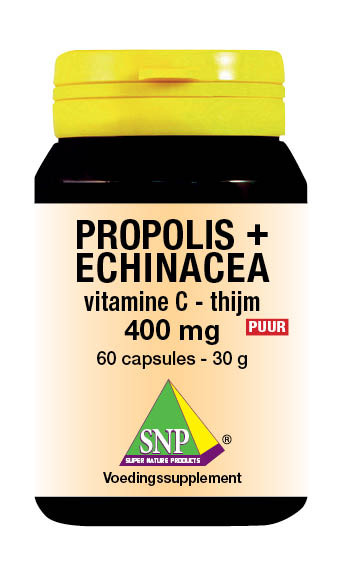 SNP Propolis+echinacea - thijm- vitamine C 400mg puur (60 Capsules)