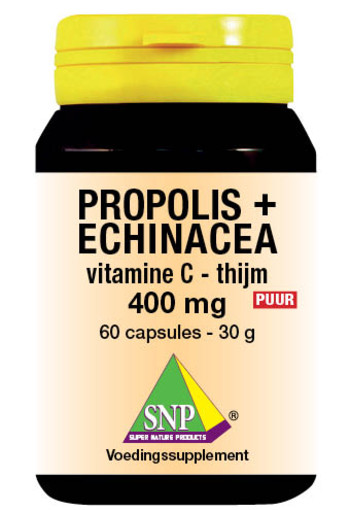 SNP Propolis+echinacea - thijm- vitamine C 400mg puur (60 Capsules)