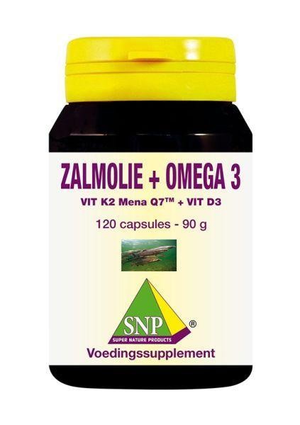 SNP Zalmolie & vit. K2 mena Q7 & vit. D3 & vit. E (120 Capsules)